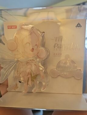 POP MART Kids Hair Clip - Pink Iridescent Skullpanda Design